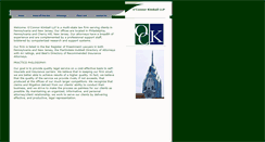 Desktop Screenshot of oconnorkimball.com