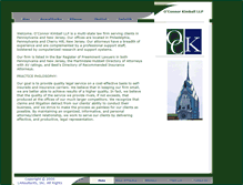Tablet Screenshot of oconnorkimball.com